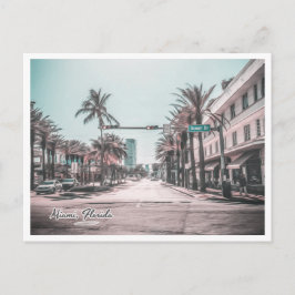 CARTÃO POSTAL MIAMI FLORIDA OCEAN DR.