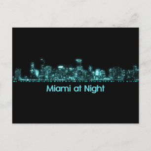Cartão Postal Miami Skyline