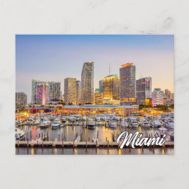 Cartão Postal Miami surpreendente, Flórida, EUA