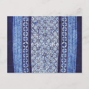 Cartão Postal Miao Indigo Tie-Dye #5