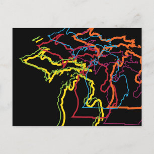 Cartão Postal Michael pride blur