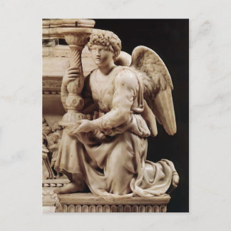 Cartão Postal Michelangelo - Anjo com Candlestick