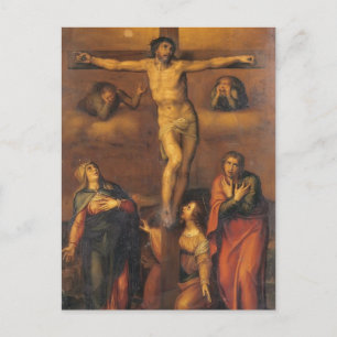 Cartão Postal Michelangelo - Crucificação