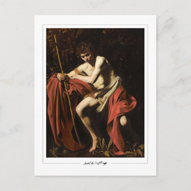 Cartão Postal Michelangelo Merisi da Caravaggio #10 - Belas Arte (Frente)