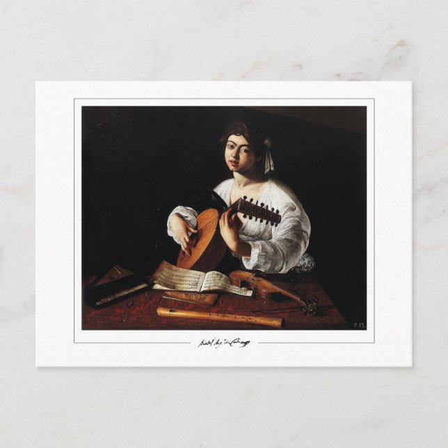 Cartão Postal Michelangelo Merisi da Caravaggio #44 - Belas Arte (Frente)