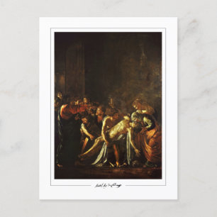 Cartão Postal Michelangelo Merisi da Caravaggio #47 - Belas Arte