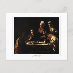 Cartão Postal Michelangelo Merisi da Caravaggio #66 - Belas Arte