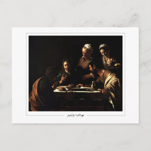 Cartão Postal Michelangelo Merisi da Caravaggio #66 - Belas Arte