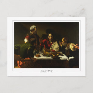 Cartão Postal Michelangelo Merisi da Caravaggio #89 - Arte Refin