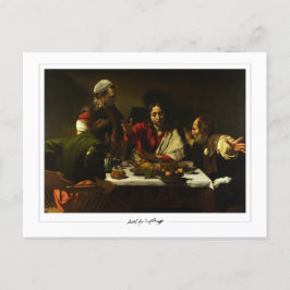 Cartão Postal Michelangelo Merisi da Caravaggio #89 - Belas Arte