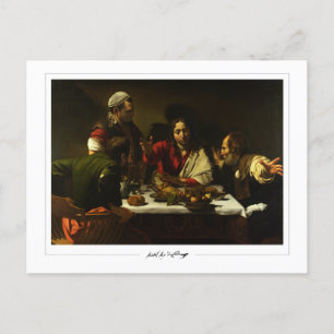 Cartão Postal Michelangelo Merisi da Caravaggio #89 - Belas Arte