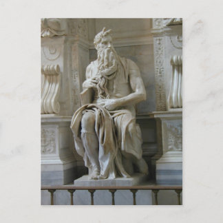 Cartão Postal Michelangelo- Moisés
