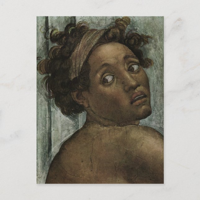 Cartão Postal Michelangelo Renaissance Art (Frente)