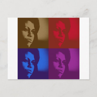 Cartão Postal michelle Obama