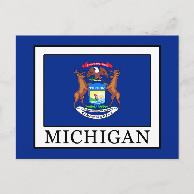Cartão Postal Michigan (Frente)