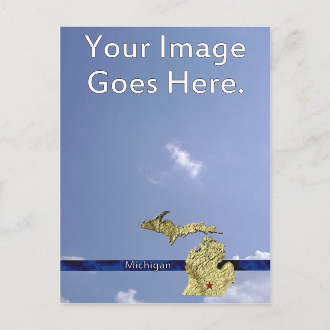 Cartão Postal Michigan (Frente)