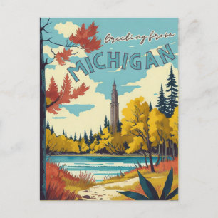 Cartão Postal Michigan
