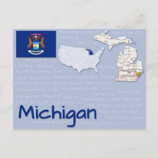 Cartão postal "Michigan"