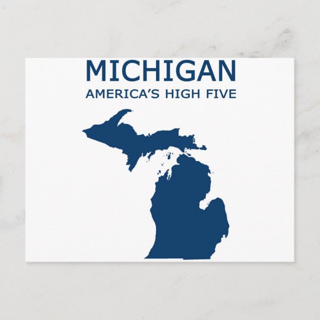 Cartão Postal Michigan H5 (Frente)