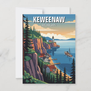Cartão Postal Michigan Keweenaw Peninsula Viagem