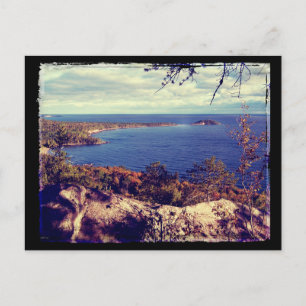 Cartão Postal Michigan Lake Superior Scene