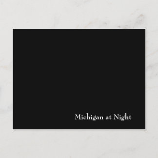 Cartão Postal Michigan na Noite