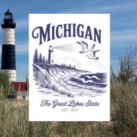 Michigan O Grande Estado dos Lagos Est. 1837