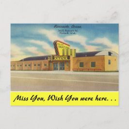 Cartão Postal Michigan, Riverside Arena, Roller Skating