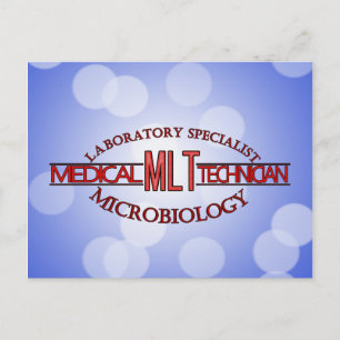 CARTÃO POSTAL MICROBIOLOGIA MÉDICA LAB LAB ESPECIALISTA