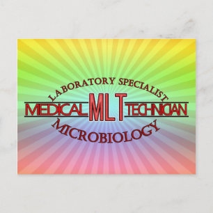 CARTÃO POSTAL MICROBIOLOGIA MÉDICA LAB LAB ESPECIALISTA