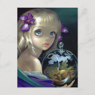 Cartão postal "Microcosmo: Tricerátops"