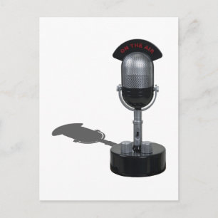 Cartão Postal Microfone OnAirPill042211