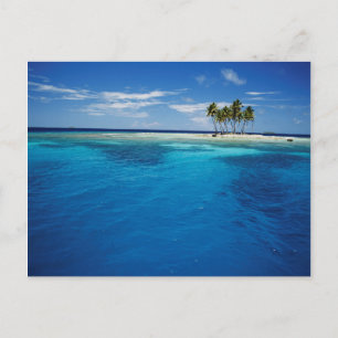 Cartão Postal Micronésia, Tonowas, Vista de idílico tropical