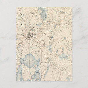 Cartão Postal Middleborough, Massachusetts