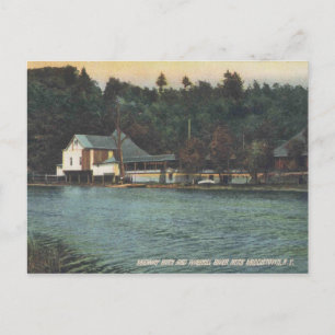 Cartão Postal Middletown NY, Midway Park, Vintage