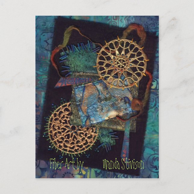 Cartão Postal Mídia mista de fibra (Frente)