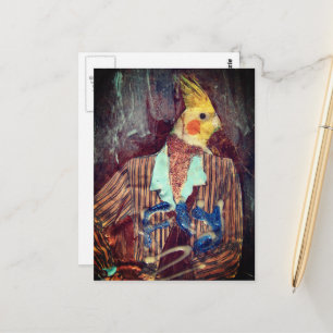 Cartão Postal Mídia Mista Fly Bird
