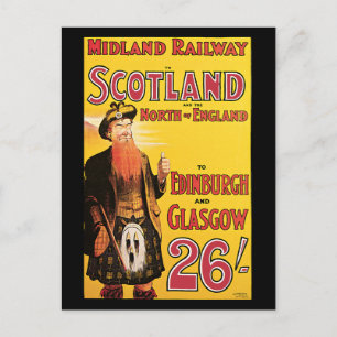 Cartão Postal Midland Rail Scotland