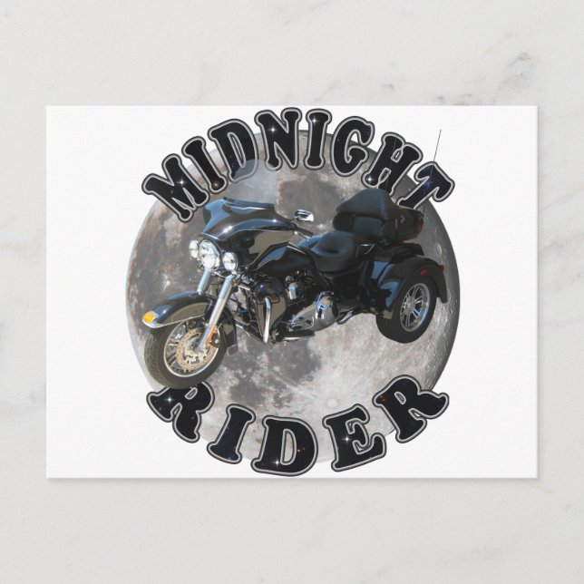 Cartão Postal Midnight Rider (Frente)