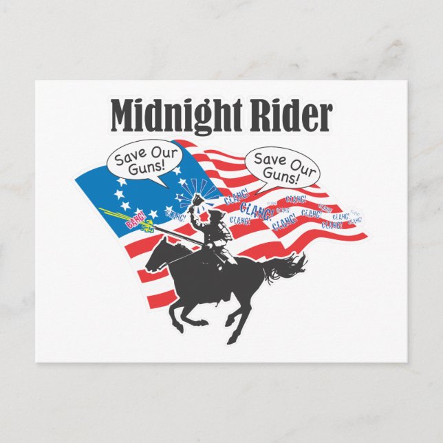 Cartão Postal Midnight Rider (Frente)