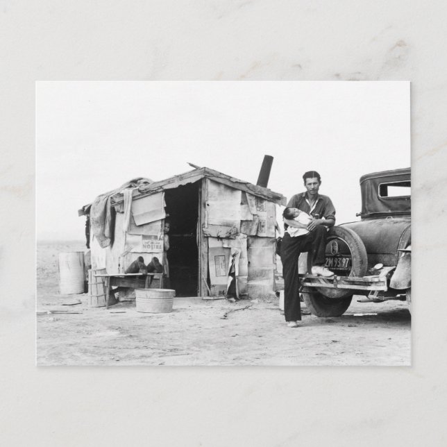 Cartão Postal Migrant home 1937. (Frente)