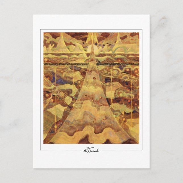 Cartão Postal Mikalojus Konstantinas Ciurlionis #14 - Boa Ar... (Frente)