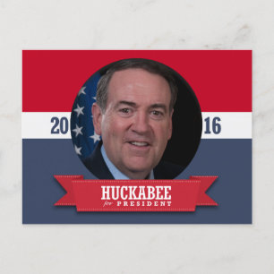 CARTÃO POSTAL MIKE HUCKABEE 2016