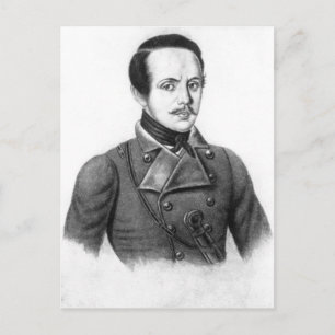Cartão Postal Mikhail Yuryevich Lermontov