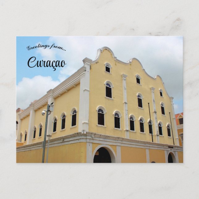 Cartão Postal Mikve Israel Emanuel Synagogue Curaçao (Frente)