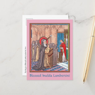 Cartão Postal Milagre de Bl. Imelda Lambertini (VVP 010)