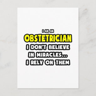 Cartão Postal Milagres e Obstetricianos ... Engraçado