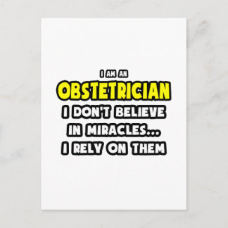 Cartão Postal Milagres e Obstetricianos ... Engraçado