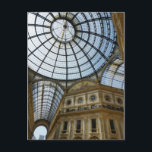 Cartão Postal Milan Galleria<br><div class="desc">A bela arquitetura da Galleria Vittorio Emanuele II em Milão.</div>