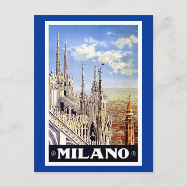 CARTÃO POSTAL MILANO (Frente)